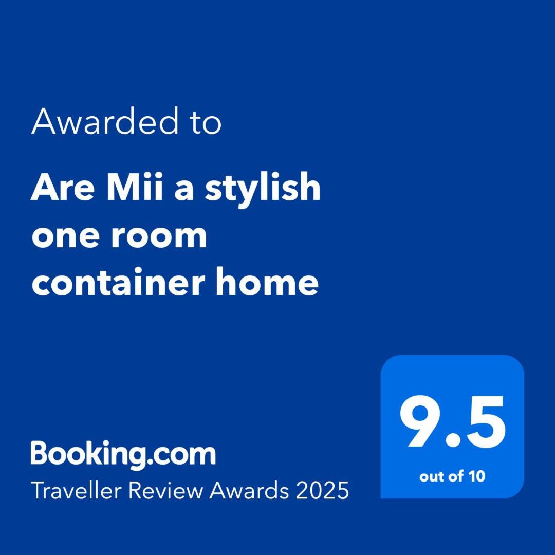 Are Mii A Stylish One Room Container Home Rarotonga Buitenkant foto